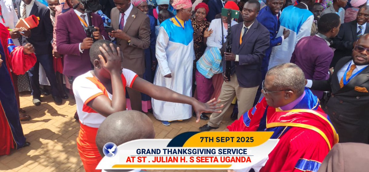 The #GrandCelebration has waxed hot here at St Julian High school, In Seeta where after prophet Dr Owuor calling to bless the church and upon that decree Totally blind eye has opened. 

Revival has broken out in Uganda 
#GrandCelebration