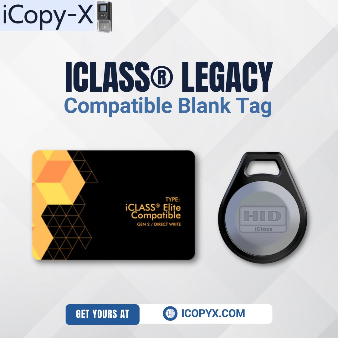 iCopyX_copier's tweet image. 🧠 Ideal for pentesters: blank iCLASS tags make for easy, secure access simulations.  l.icopyx.com/HspFp 
#iCopyX #iCLASS #BadgeCloning #RFID #Pentesting #Security