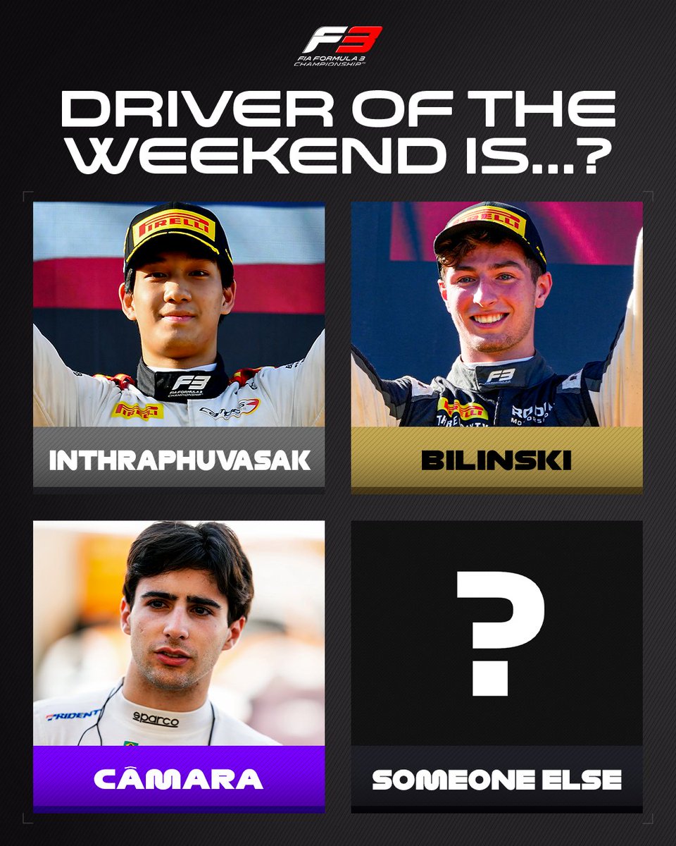 Formula 3 tweet media