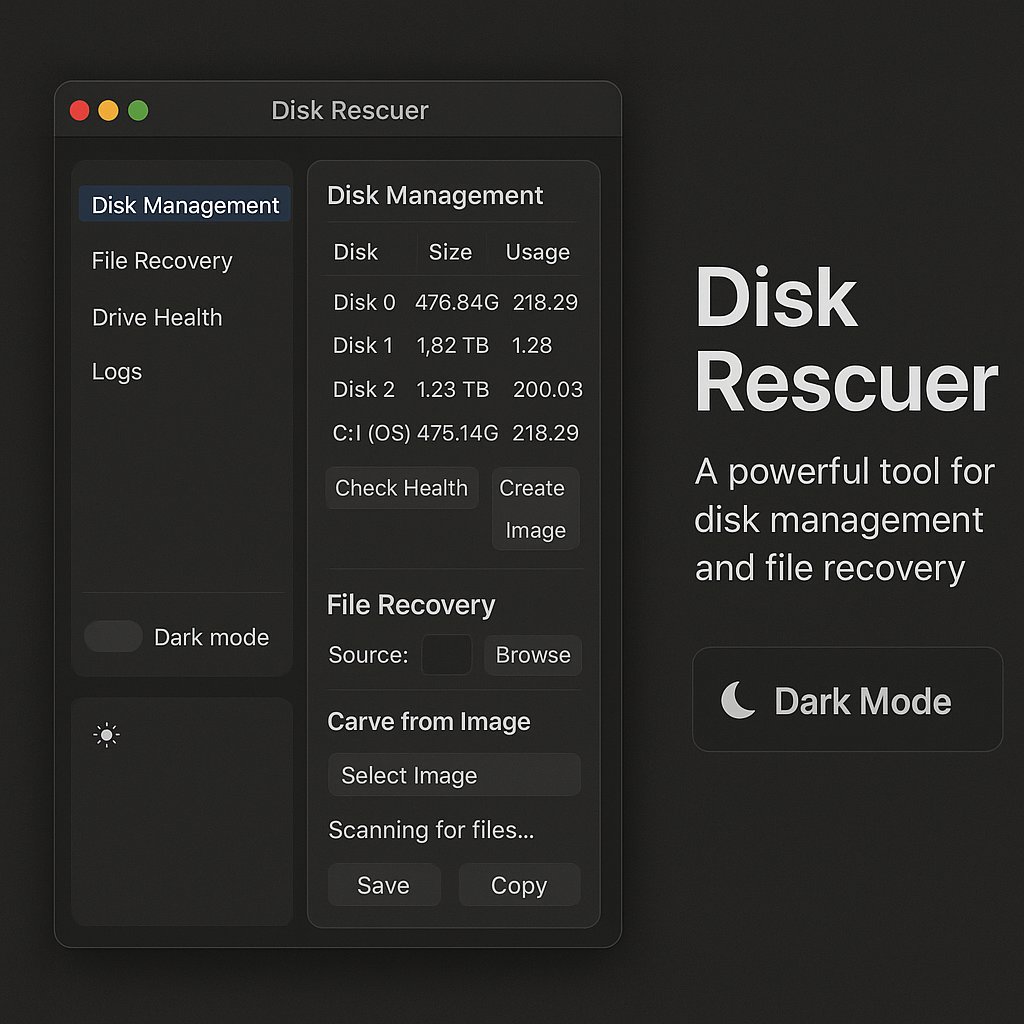 mdevtools's tweet image. 🚀 Disk Rescuer – Recover What Matters Most

Lost files? Failing hard drive? Disk Rescuer has you covered.

🔹 Recover photos, videos, documents &amp;amp; more from damaged or deleted storage.
🔹 Protect your data with safe image-based recovery.
🔹 Monitor drive health &amp;amp; prevent failures…