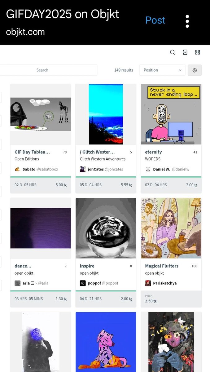 parisketchya's tweet photo. Thank you so much dear @paraxenod for adding my artwork to your #GIFDAY2025 curation.
ð©·ð
ðLink to this great curation
https://t.co/O3k3YyhVt0
âšAlso link to @paraxenod 's own GIF "Limitations of Reality"
https://t.co/o1Yyj1degO
#objktcom #curations https://t.co/auM4yW3q28