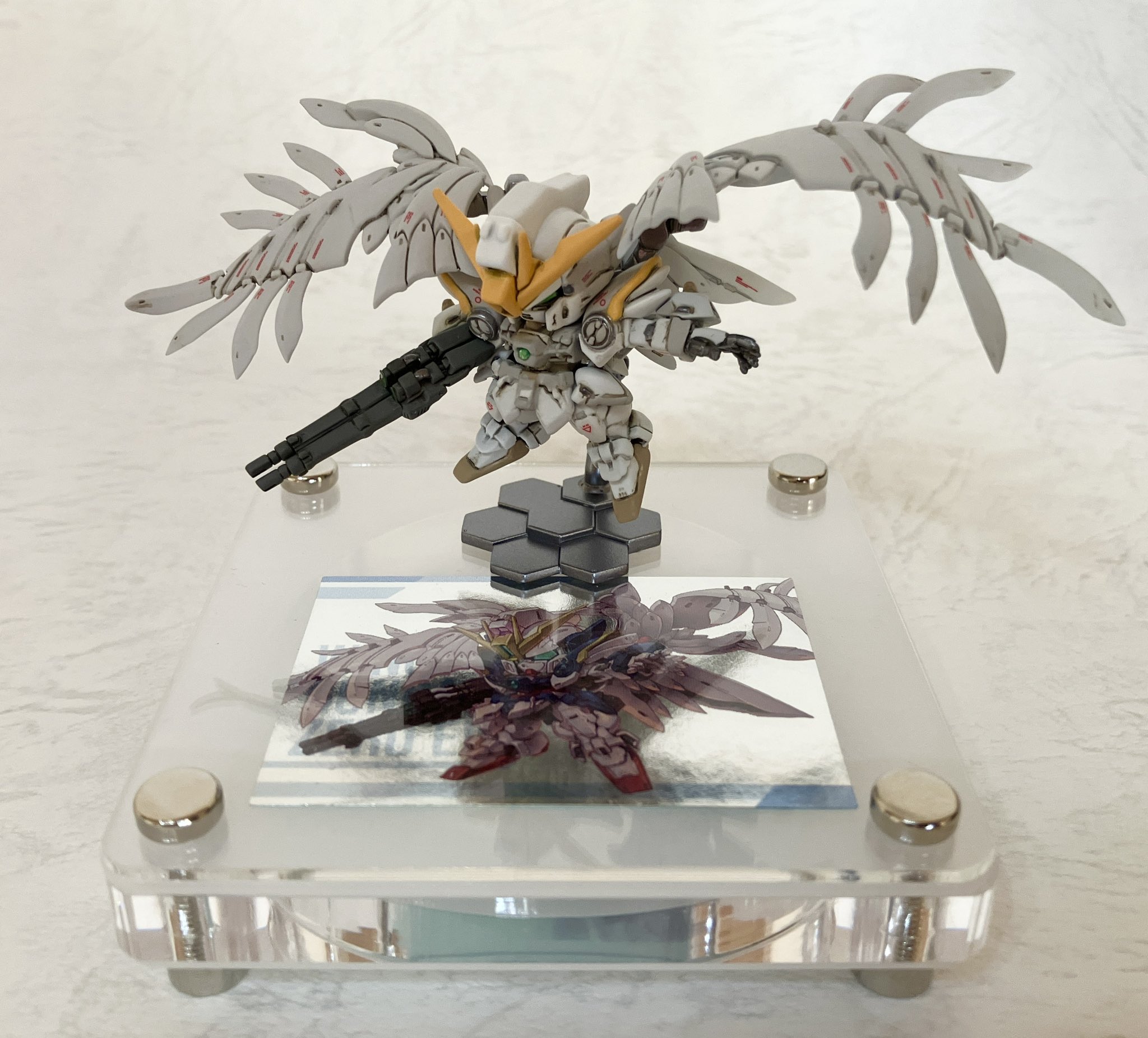 マ*☆様 スペリオルディファイン　ウイングガンダム　スノーホワイト塗装 マ*☆様 スペリオルディファイン ウイングガンダム スノー