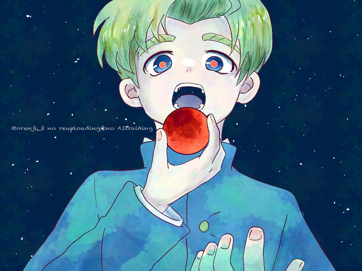 「皆既月食 #チ球の運動について」|橙二🍇のイラスト