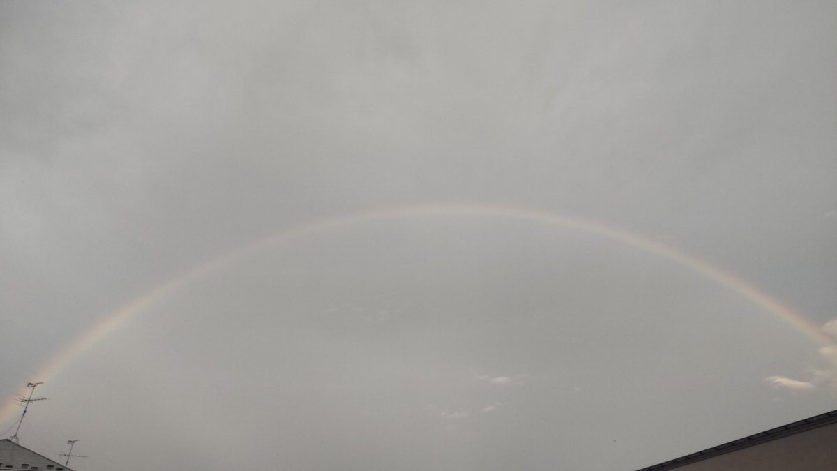 虹だぁ…虹だぞぉ…