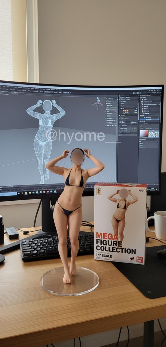 hyome___'s tweet photo. 流行りのフィギュア作ってみました🫶💓 https://t.co/UG2L8Qk5gY