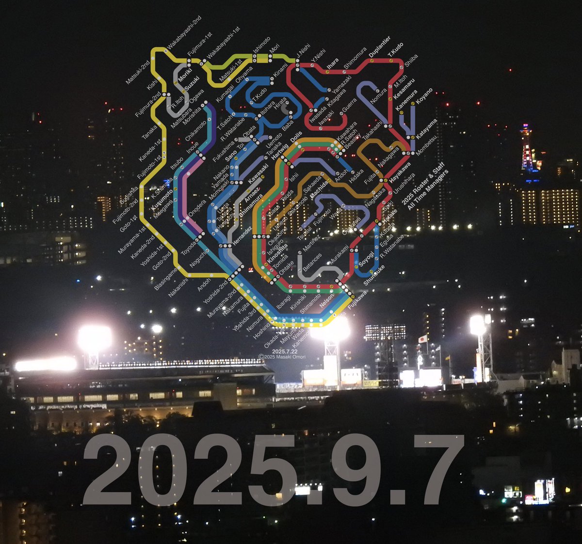 阪神タイガース優勝おめでとう！

六甲から観戦！