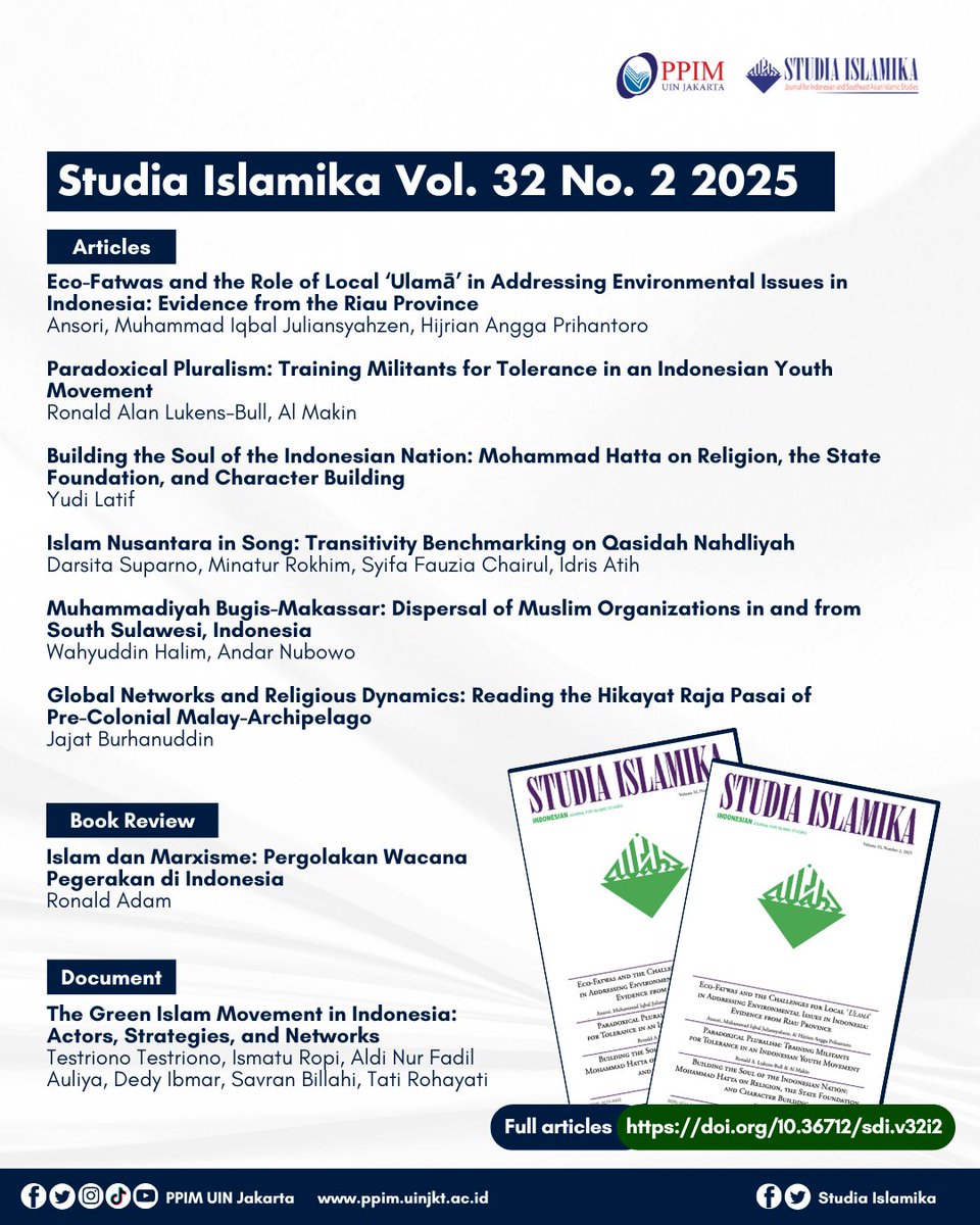 STUDIA ISLAMIKA tweet media