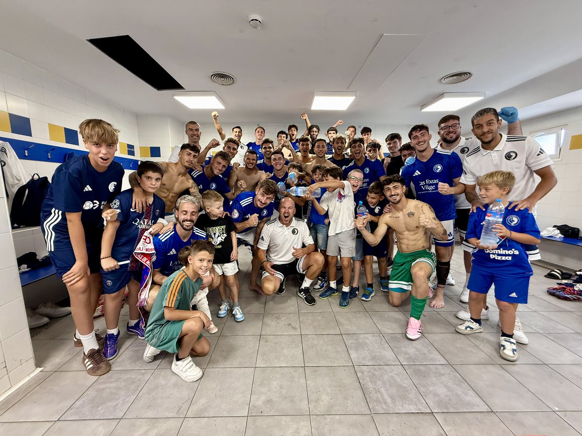 PRIMER EQUIPO| 💪 Vaaaaaaaaaamos.

🥲 No sin sufrimiento pero el primer ➕3️⃣ de la temporada ya está casi.

😍 Comienza bien la #diverXiOn.

#CorazonAzul | 💙
#diverXiOn