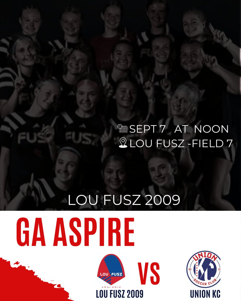 GA Aspire game today on Field 7 at Lou Fusz.