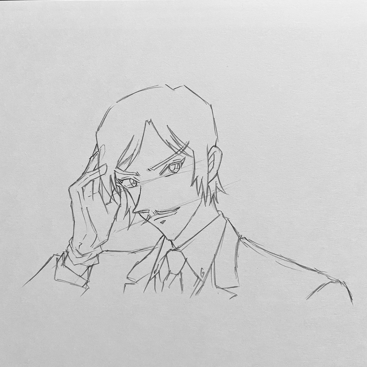 ちゃんと描いたらオワッタので下描きのみ