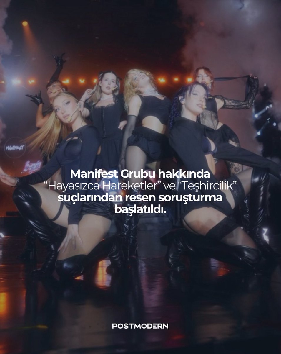 FEMİNİSTLİK YAPAYIM DERKEN FEMİNİSTLİĞİN NE OLDUĞUNU BİLMEYİP KADINLARIN OBJE OLMASINA DESTEK VERİYORLAR. BİZ DE HAYIR SİZ OBJE DEĞİLSİNİZ CİNSEL TEMALAR YERİNE YETENEK SUNUN SAHNEYE DİYORUZ AMA SİZ HAYIR BİZ OBJEYİZ DİYORSUNUZ manifest grubu kapanacak!!! Böyle şarkı kültürü yok