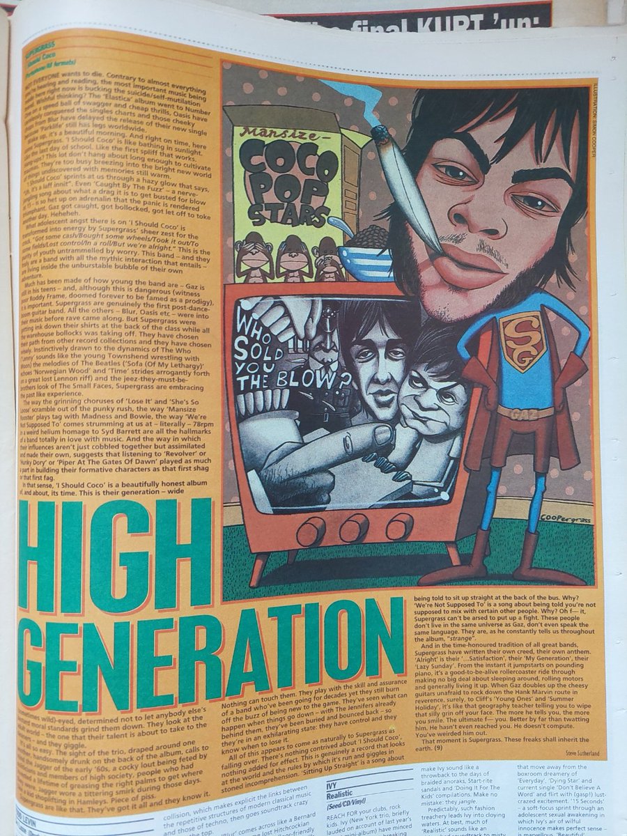 Some more music press clippings from 1994/95 about Supergrass. Caught By The Fuzz getting Single Of The Week in both NME and Melody Maker - they really were getting major hype from the beginning.
pclpodcast.com to listen to the latest episode
