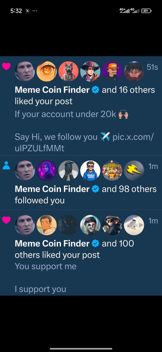 If You support and follow me 

I will back your support and follow in 2 min