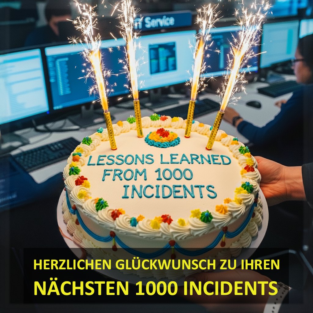 ⚠️ 𝗗𝗶𝗲 𝗙𝗿𝗮𝗴𝗲 𝗶𝘀𝘁 𝗻𝗶𝗰𝗵𝘁, 𝗼𝗯 𝗜𝗻𝗰𝗶𝗱𝗲𝗻𝘁𝘀 𝗽𝗮𝘀𝘀𝗶𝗲𝗿𝗲𝗻 – 𝘀𝗼𝗻𝗱𝗲𝗿𝗻, 𝘄𝗶𝗲 𝗽𝗿𝗼𝗳𝗲𝘀𝘀𝗶𝗼𝗻𝗲𝗹𝗹 𝗜𝗵𝗿𝗲 𝗜𝗧 𝗱𝗮𝗺𝗶𝘁 𝘂𝗺𝗴𝗲𝗵𝘁. 
Incidents sind unausweichlich. Systeme werden ausfallen, Anwendungen werden hängen, Mitarbeiter werden