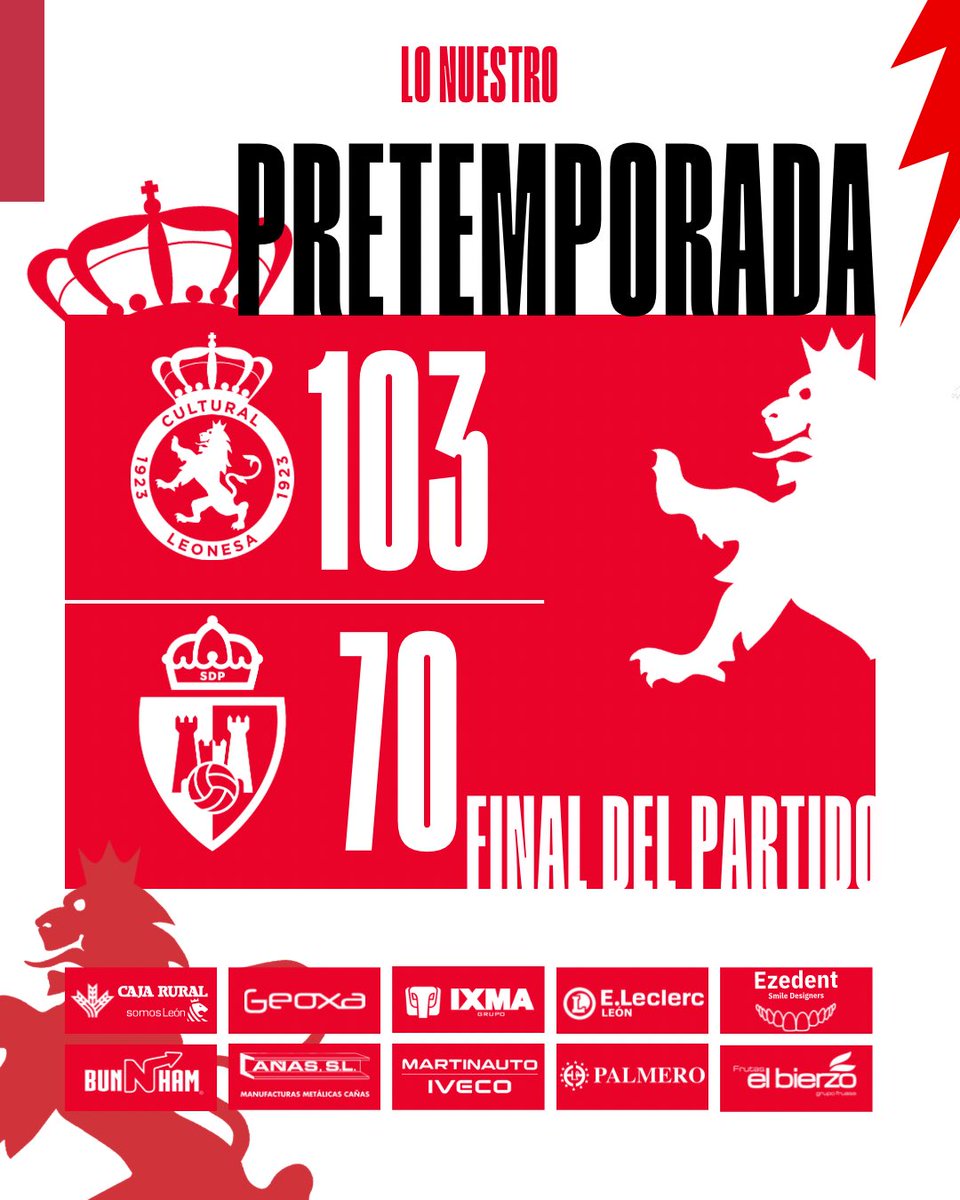 ⏱️ Termina el partido con un triple de Jaime Llamas sobre la bocina 

#LoNuestro | #Pretemporada