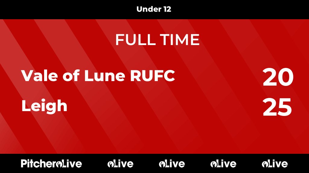 FULL TIME: Vale of Lune RUFC 20 - 25 Leigh
#VALLEI #Pitchero
valeoflunerufc.org/teams/37513/ma…