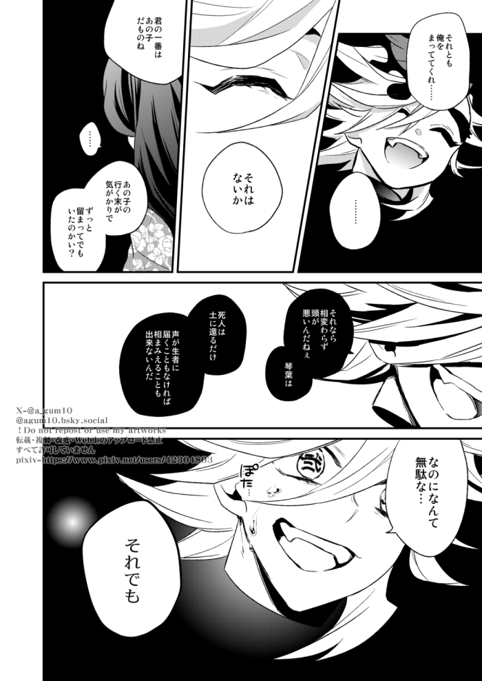 一瞬の夢幻でも確かにそこにあった話（童琴/単行本からの妄想ﾈﾀ/再掲）①