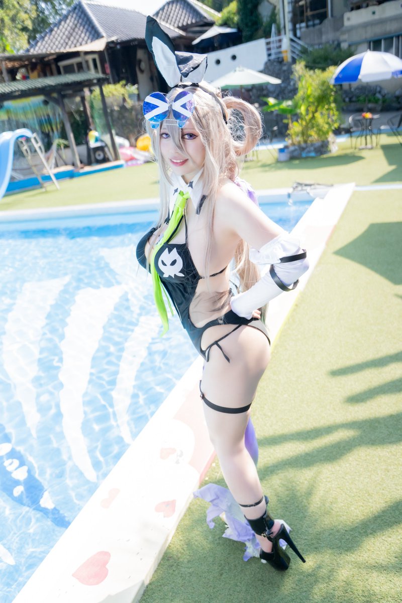 FGO】 Cosplay:呼延灼(水着:バーサーカー) photo:@kayouP 今年の城山