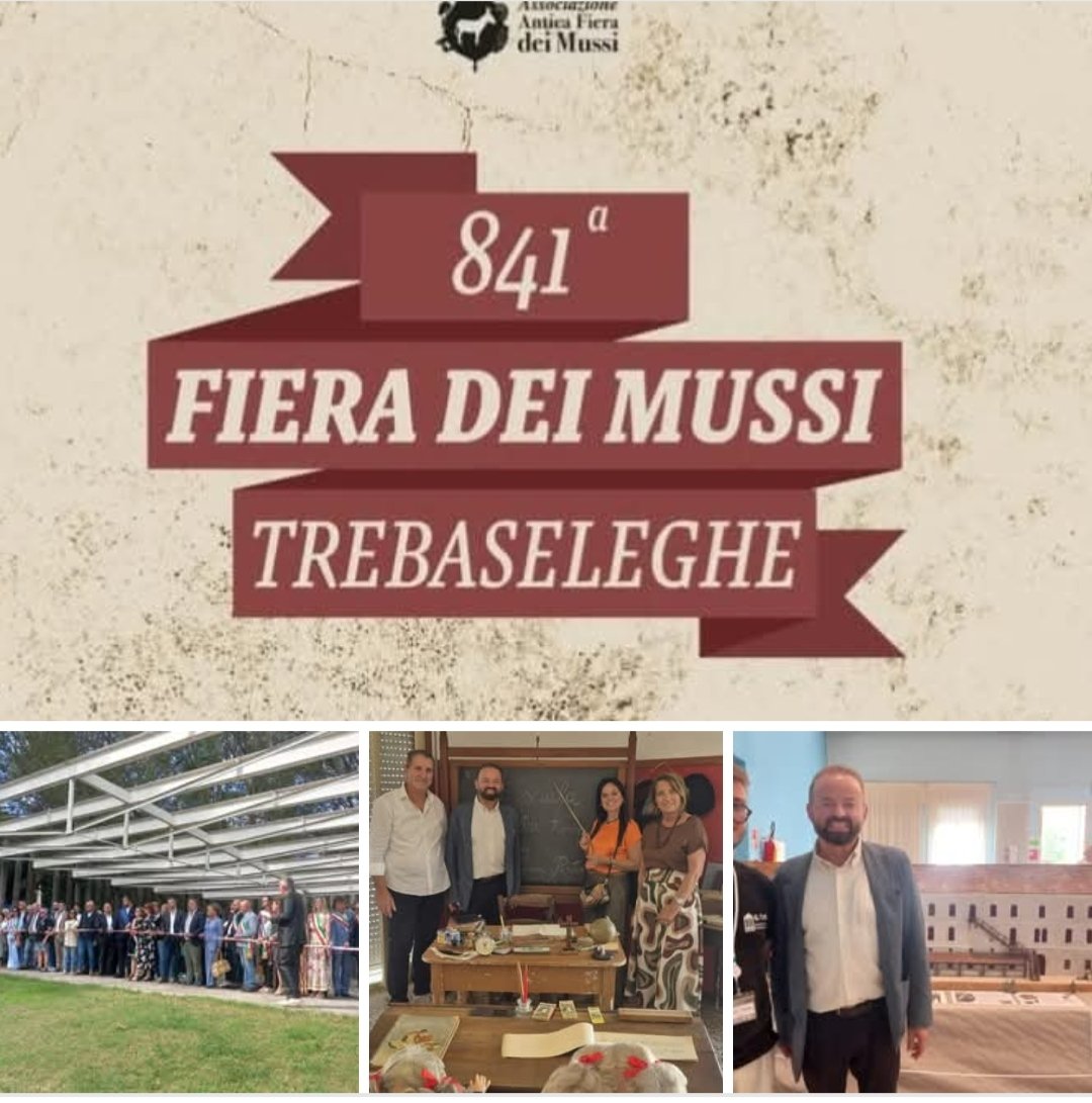 Trebaseleghe: Fiera dei Mussi, felice di essere presente con gli amici in un Comune che porta avanti con orgoglio le più belle tradizioni del Veneto! 
E' confortante vedere come tutte le generazioni cooperino insieme attraverso il volontariato per diffondere i valori tradizionali