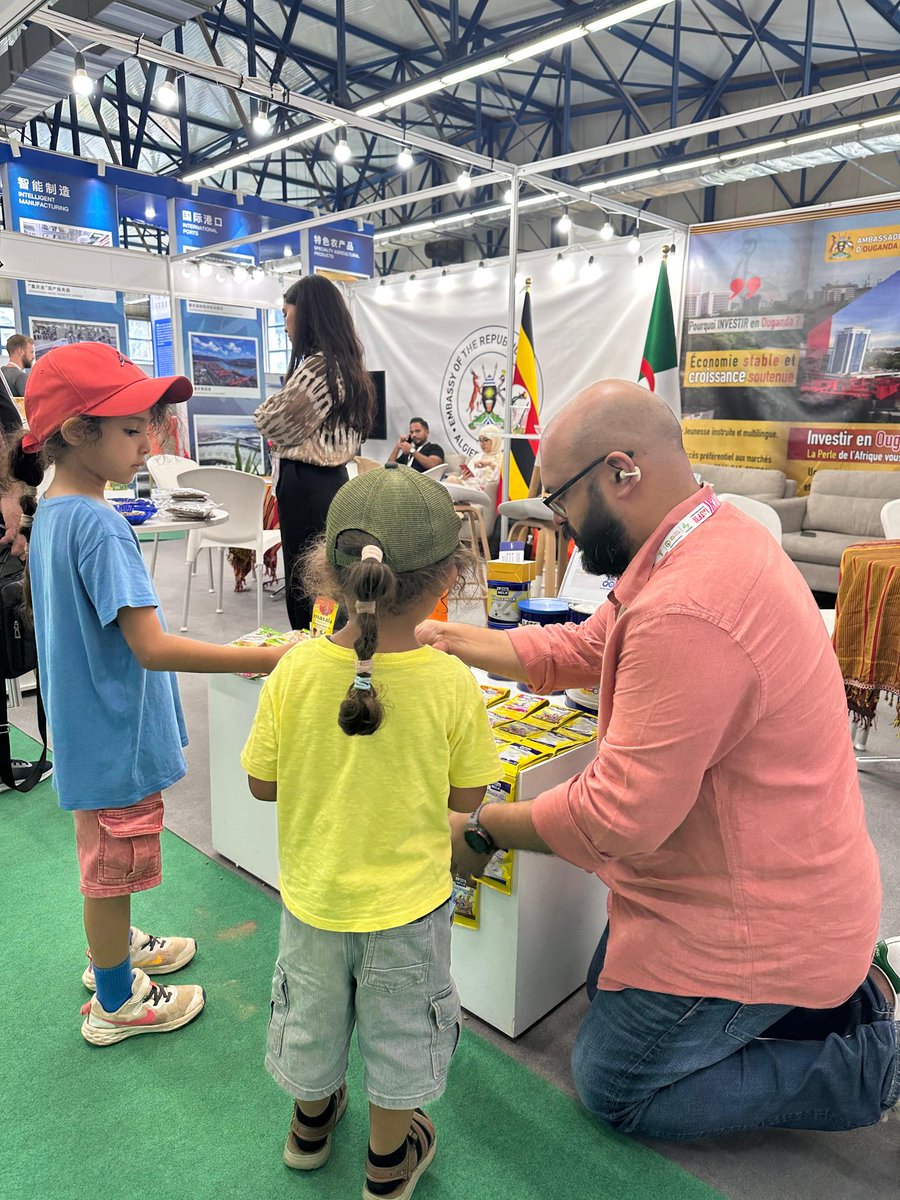 ufzepa's tweet photo. @iatf2025 @LatoMilk 's Amit Sagar @sagaramit1 and his team are at @iatf2025 in Algeria. The market is ripe for milk and diary products, among other products, from Uganda. 

#IATF2025 #GrowingExports #FreeZones https://t.co/9hrYpqMNwj