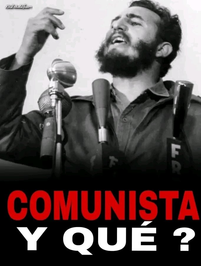 👇
👉Comunista y qué?
#FidelPorSiempre
#ConElPieEnElEstribo
