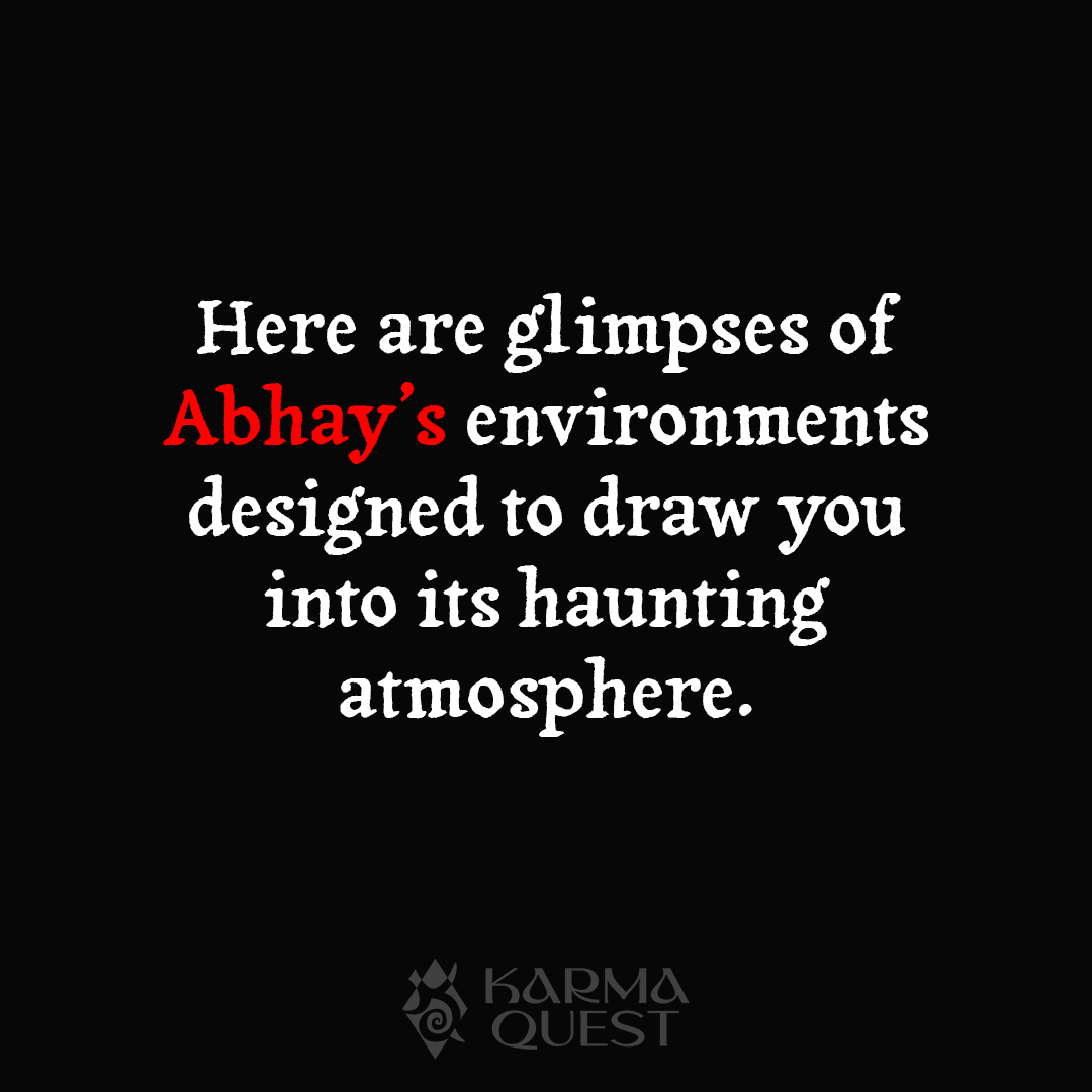 kquestcreations's tweet image. Here are glimpses of Abhay’s environments designed to draw you into its haunting atmosphere.

Wishlist Abhay now on Steam!

#abhayGame #karmaqueststudio #indiegame  #wishlistOnSteam #horrorGames #darkAtmosphere #indieDev #gameEnvironments #indiangamer #indiestudio #Steam