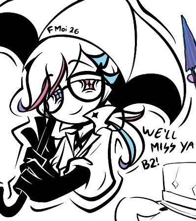 I’m gonna miss Twob so much :’) 🩵🌂👓