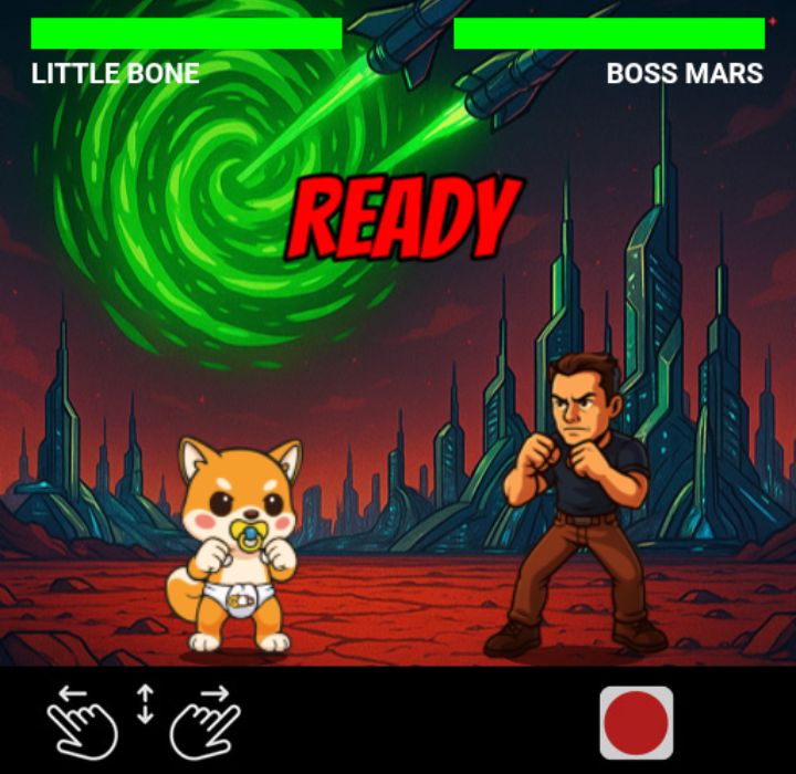 LittleBoneToken's tweet photo. @W0rld_May0r @elonmusk Nice win ๐ฅ but that was just Pepe ๐ Try hitting continueโฆ bigger bosses are waiting! #BOSSMARS https://t.co/g1S53iIxlM