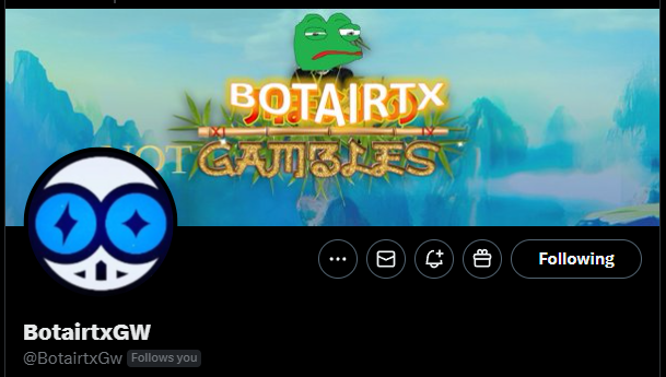 📢Got some copyright claim on some artist-generated images on this twitter. Just in case follow the following twitter for now:
▶️x.com/BotairtxGw◀️ <a href="/BotairtxGw/">BotairtxGW</a> 

💸$250 LTC GW:
💸Follow <a href="/BotairtxGw/">BotairtxGW</a> (Proof)

⏰Rolls in 5 days!