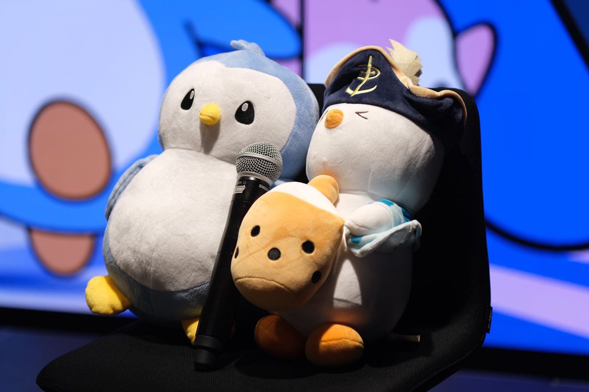 Sylar_MEXC's tweet photo. 🐧🎉@MEXC_Japan × @pudgypenguins 

FROM DOGE TO PENGU:THE EVOLUTION
OF MEMES✨🐧

豪華ゲスト！@LucaNetz Luca 様！

MEXCが初めての独占インタビューを行いました🎤
会場で最前線の話を直接聞ける貴重な機会に！
質問タイムも大盛況👏

インタビューの内容をお届けしますのでお楽しみに！ https://t.co/bB4PVUXllX