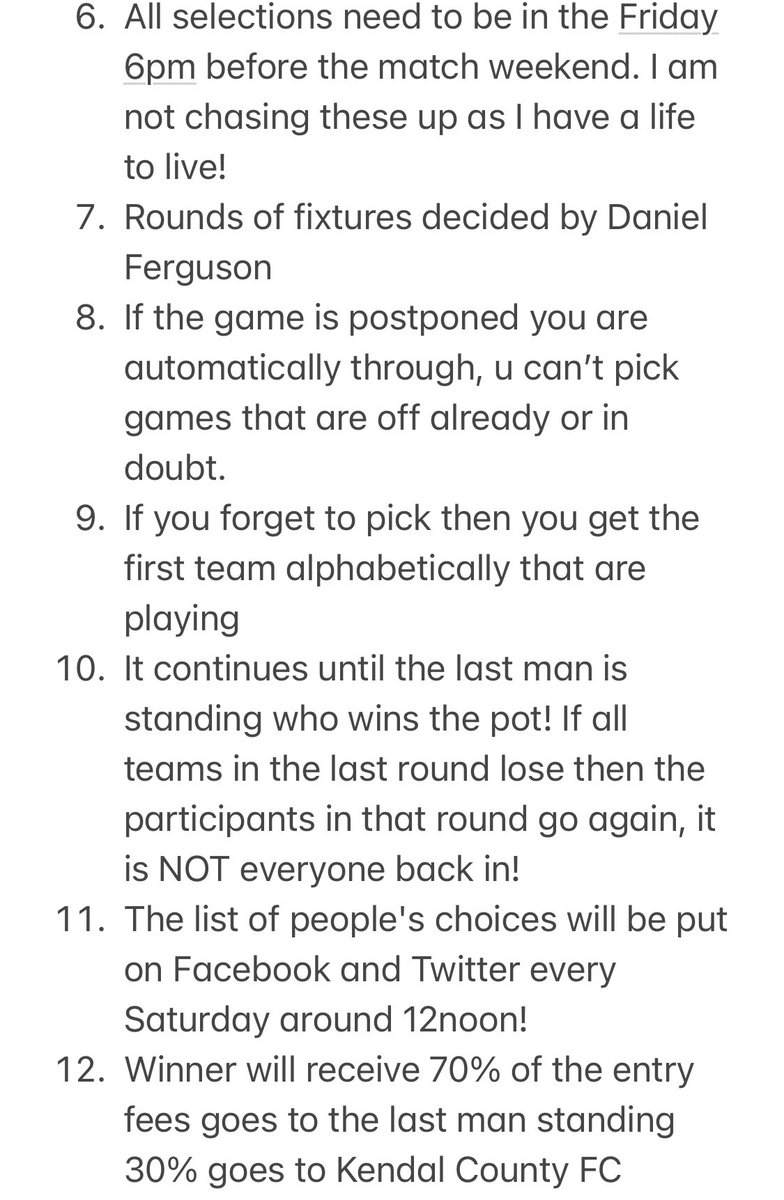 Kendal County FC tweet media