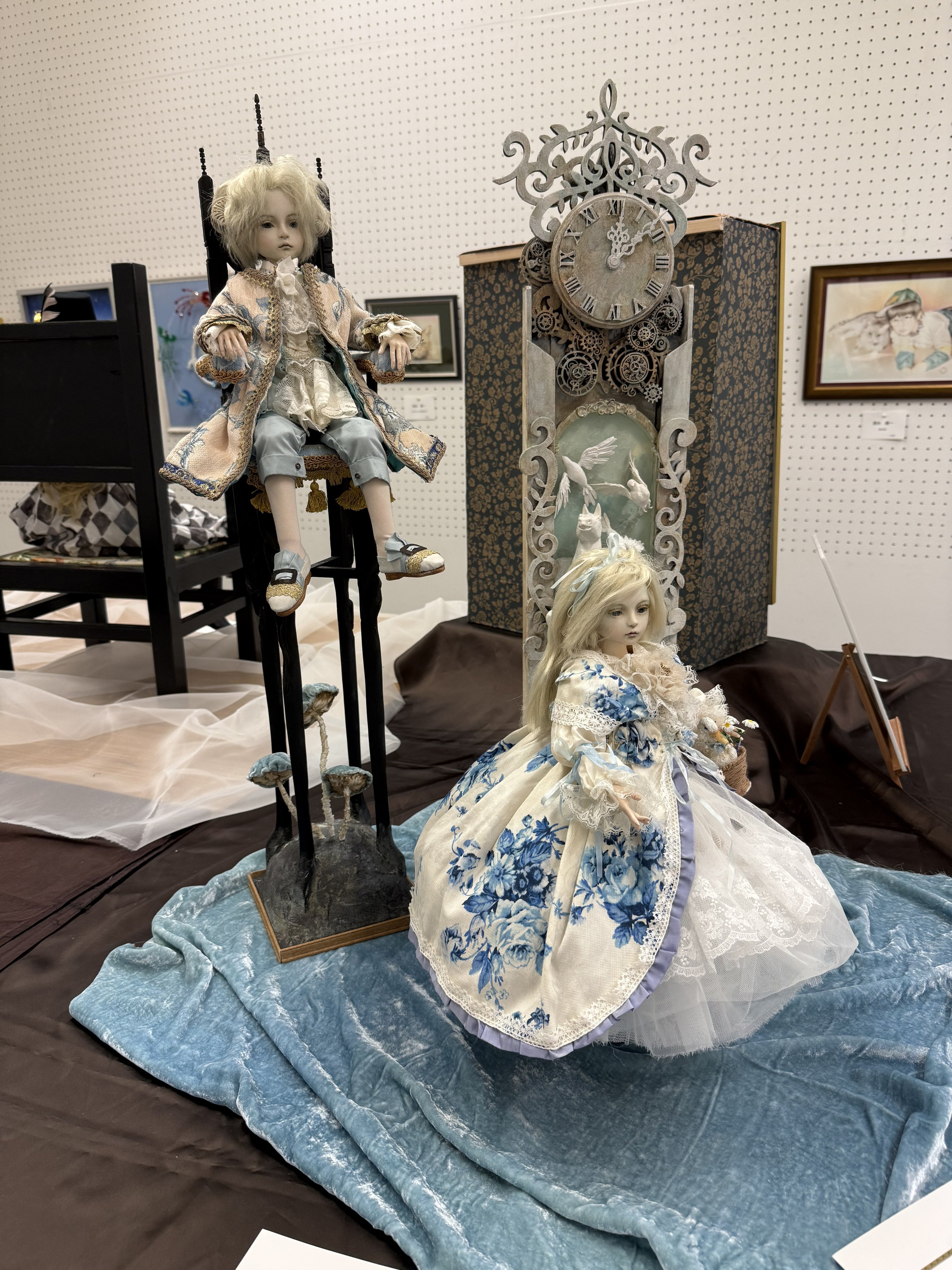 妖精？猫？うさぎ？狐？ 架空空想生物 アートドール ハンドメイド(説明欄必読) 妖精？猫？妖精？架空空想生物人形 アートドール ハンドメイド(説明欄必読