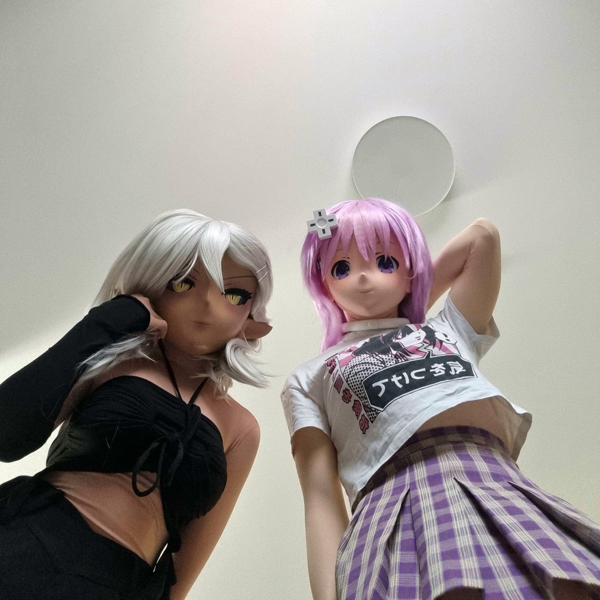 Oh hey, you are alive.
Demon? Angel? What are you on about?

With: <a href="/lateral_kig/">LateralKigu</a>
#着ぐるみ #kigurumi