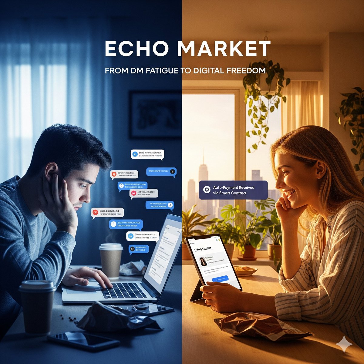hassanbammy10's tweet photo. EchoMarket helps you turn your creative work into money. Keep sharing your best content and campaigning to earn EchoPoints, which will give you special benefits and long-term rewards. This isn't just another platform; it's a way for you to get paid in the Web3 space. https://t.co/70op8NTsfP