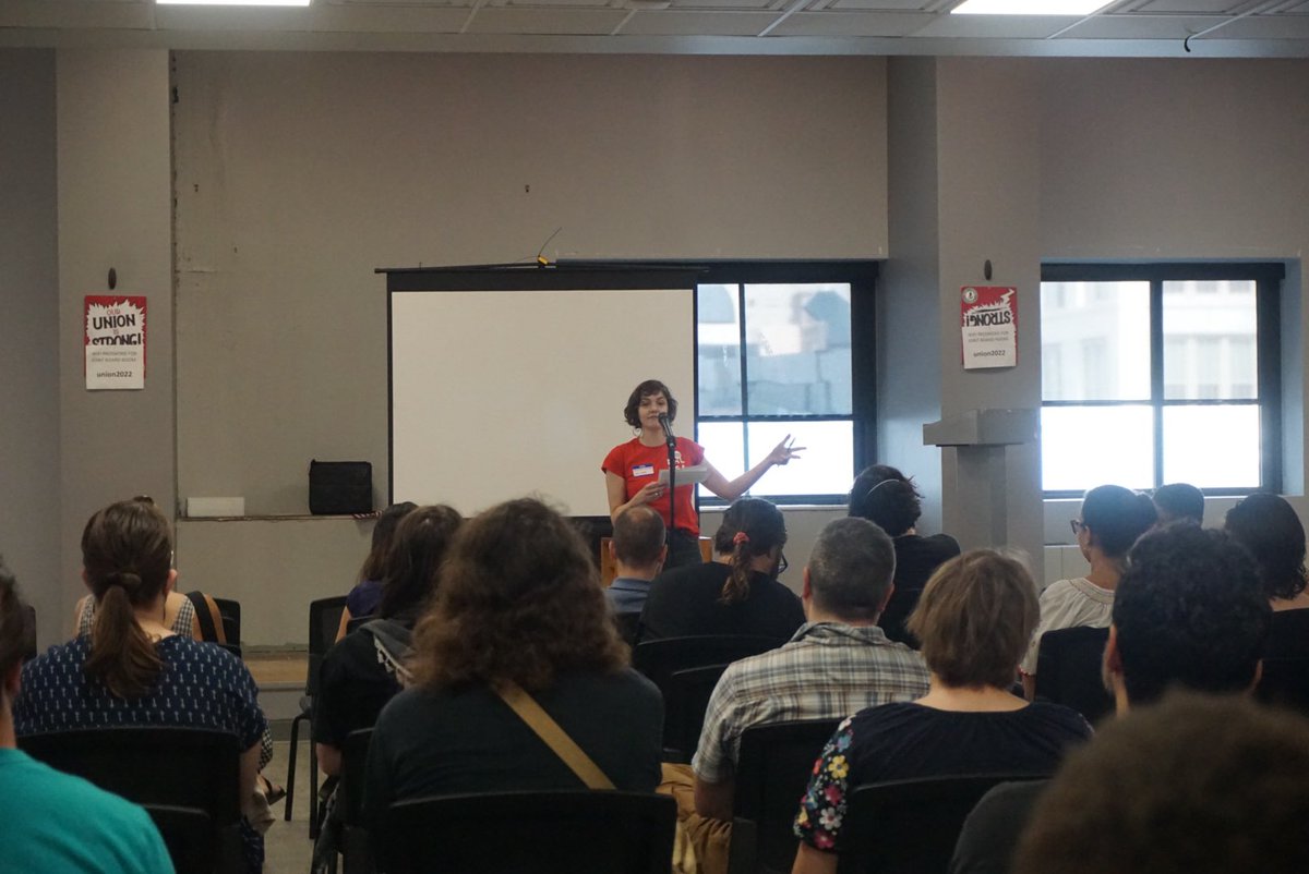 PhillyDSA's tweet image. We had over 200 people sign up for our socialist job fair, so many that we had to cap attendance!
As billionaires and fascists escalate their assault on working people, we’re building power where it matters: in the labor movement.