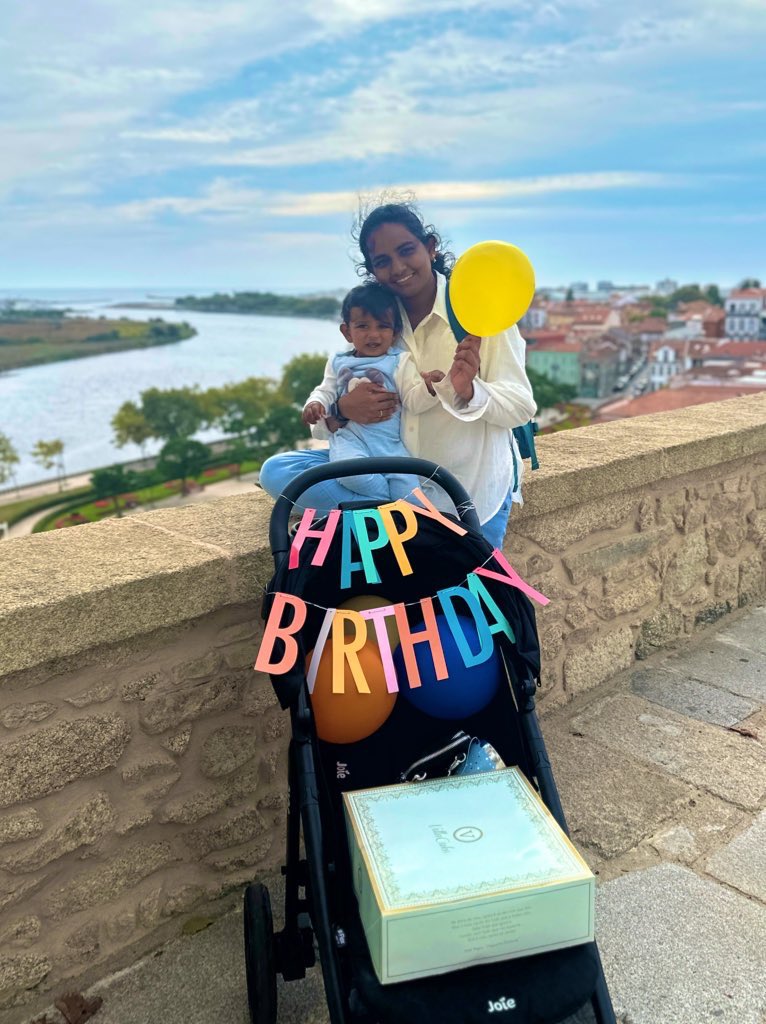 code_rams's tweet image. Our little one, Athi turns one today. 🎂💛
Instead of a party, we chose to create memories.
We traveled to Vila do conde, Portugal- the city where my husband’s career began 10 years ago.
Where the river meets the ocean.
Where his journey started.
And now, where we celebrated…