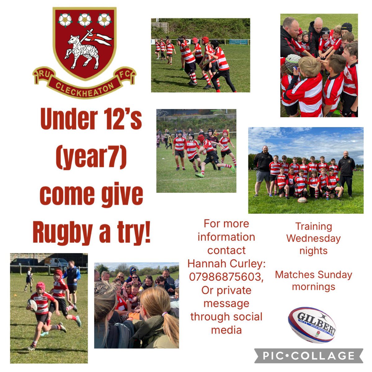 cleckru1314's tweet photo. Year 7’s @CleckheatonRUFC  U12 are looking for new players @spenvalley get in touch if interested! https://t.co/o5q4OKRkbj