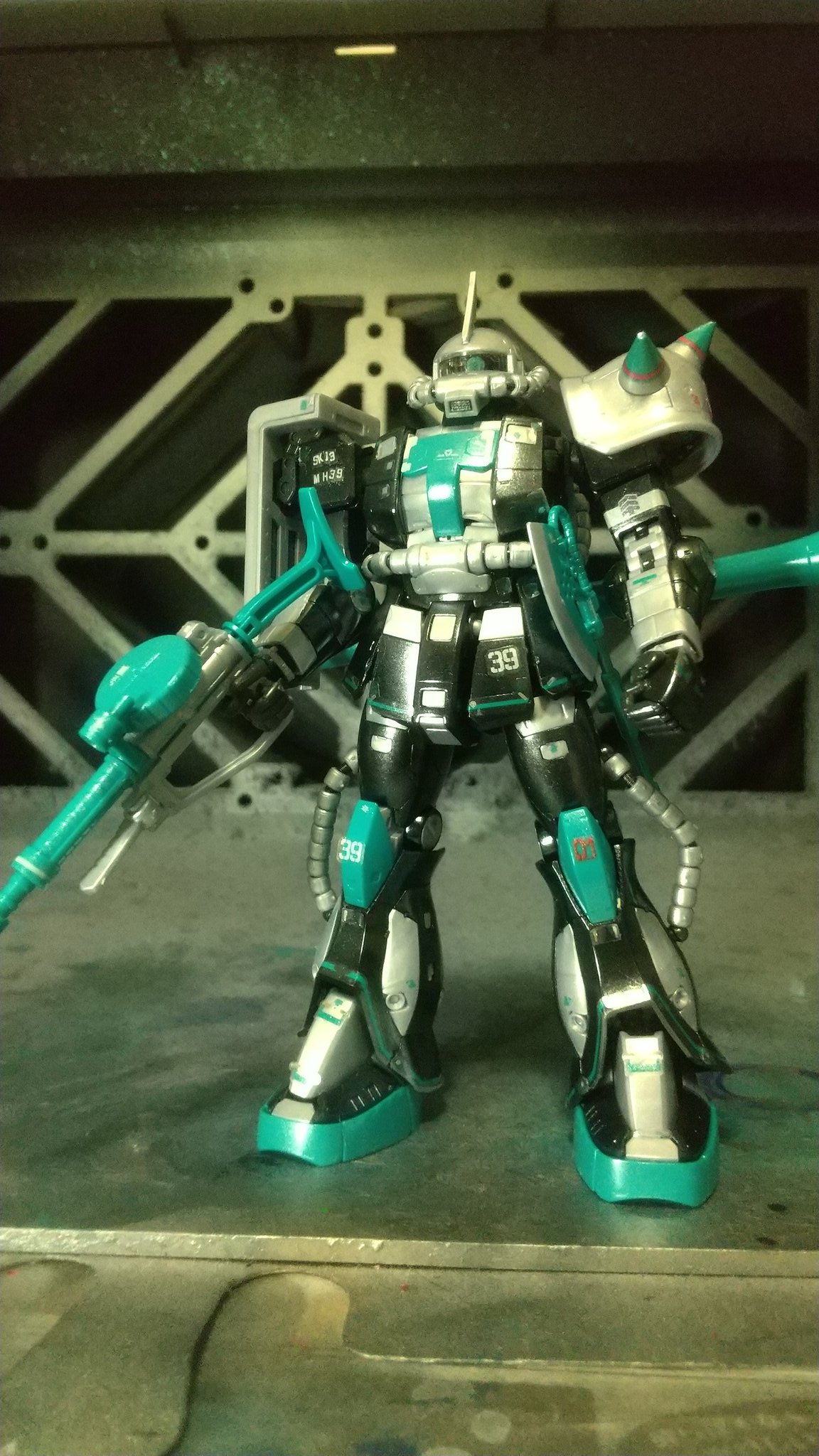 箱は要相談【プレバン限定】RG 1/144 ザクII (初音ミク)【部分塗装】 箱