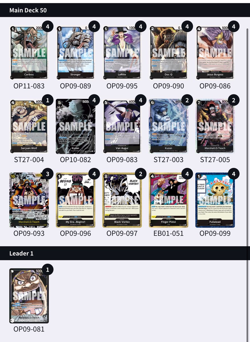 cypherwind's tweet image. Here’s the list. I would probably swap the 4c Blocker with a Cat Devon blocker the 4c didn’t matter much and all the removal or tap effects don’t care about cost or target base cost
