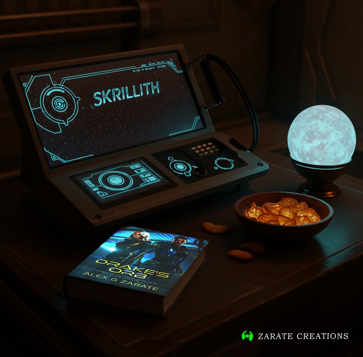 ZarateCreations's tweet image. In Drake&apos;s Orb, Irving Tessler decodes skrillith like a pro. At Zarate Creations, I’m decoding my snack stash. Read this cosmic epic!

#StorytellingFun #DrakesOrb #SciFiAdventure #ZarateCreations #CreativeWriting #SolopreneurLife #BookRecommendations #Storytelling
