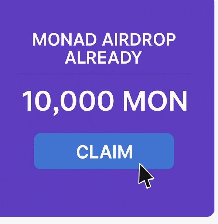 Hayier419627's tweet photo. If you’re still saying gmonad until now, you deserve the $MON airdrop.

@monad mainnet is very close https://t.co/JoAY6SwS8D