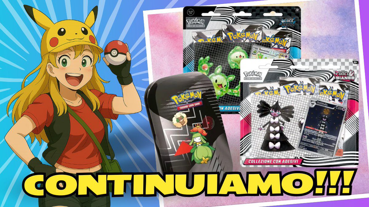 Nuovo video su #Youtube 😎

Continuo a Sbustare
LUCE NERA e FUOCO BIANCO 🖤🤍
#Pokemon

🔗 youtu.be/XclX50bEa1E