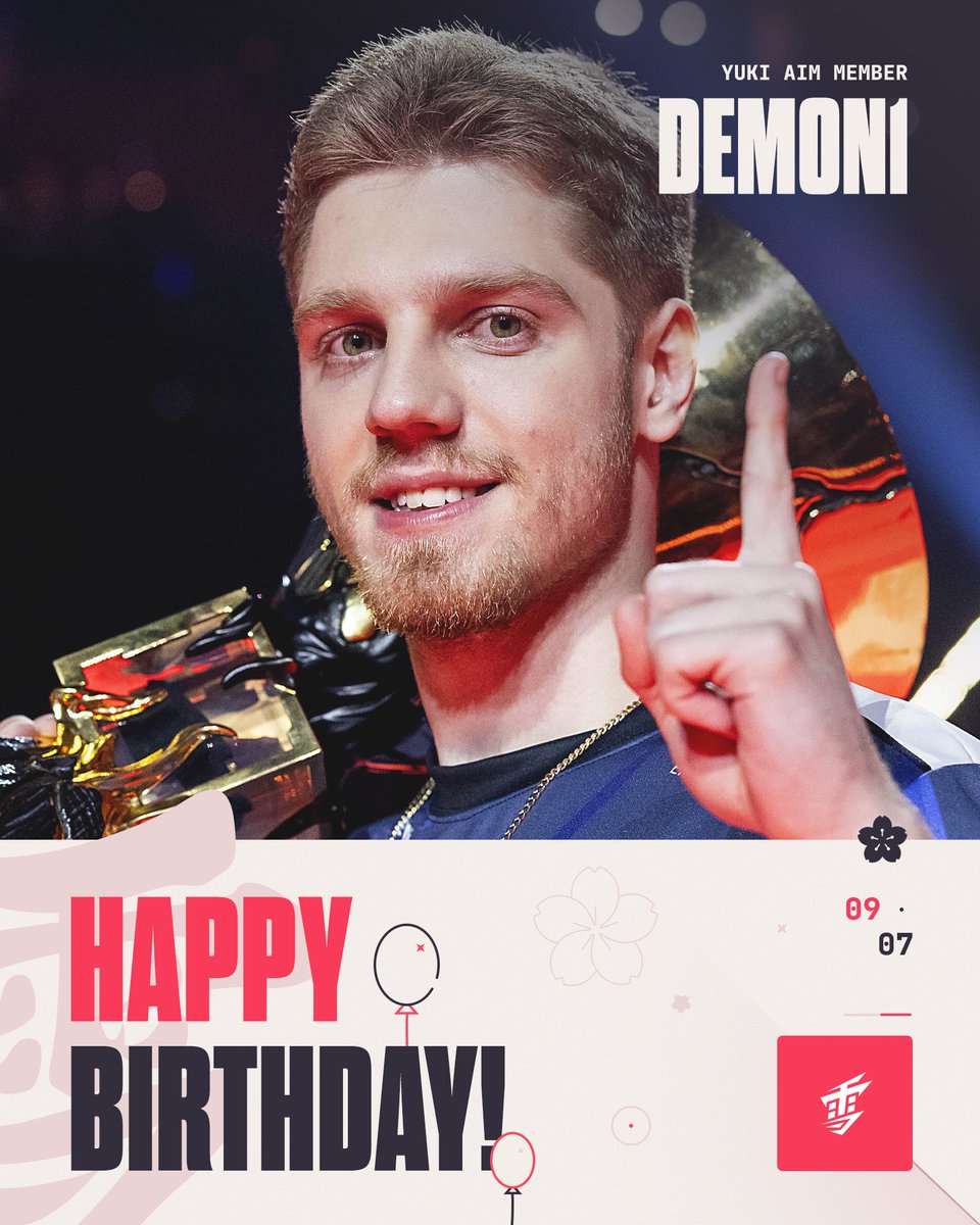 Happy Birthday, <a href="/Demon1___/">Demon1</a> 🥳

Our goat is back for VCT Champions 2025 🇫🇷 😈