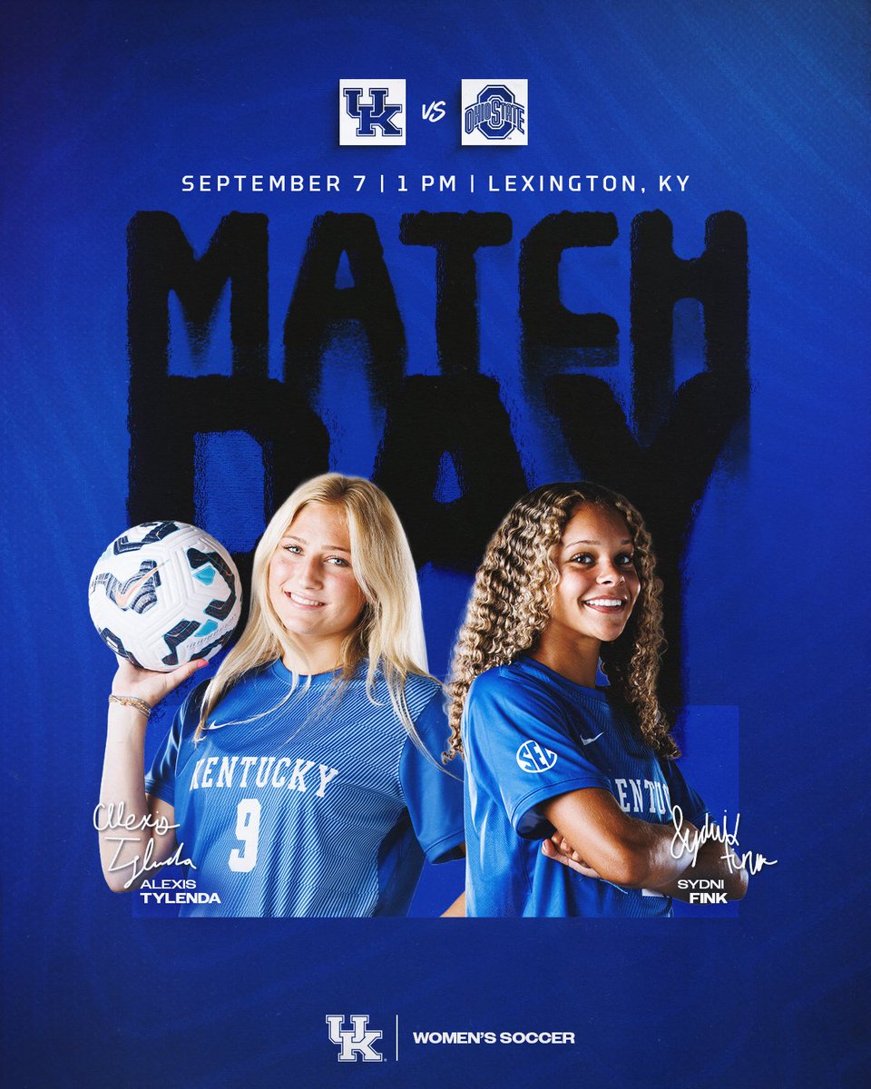 Time to close out non-conference play on a national stage. We need you, #BBN! 

🆚No. 20 Ohio State
🕐1 p.m. ET
📺ESPNU
🏟️The Bell
🎟️Free Admission
🌩️Thunderstick Giveaway

#WeAreUK | #RingTheBell