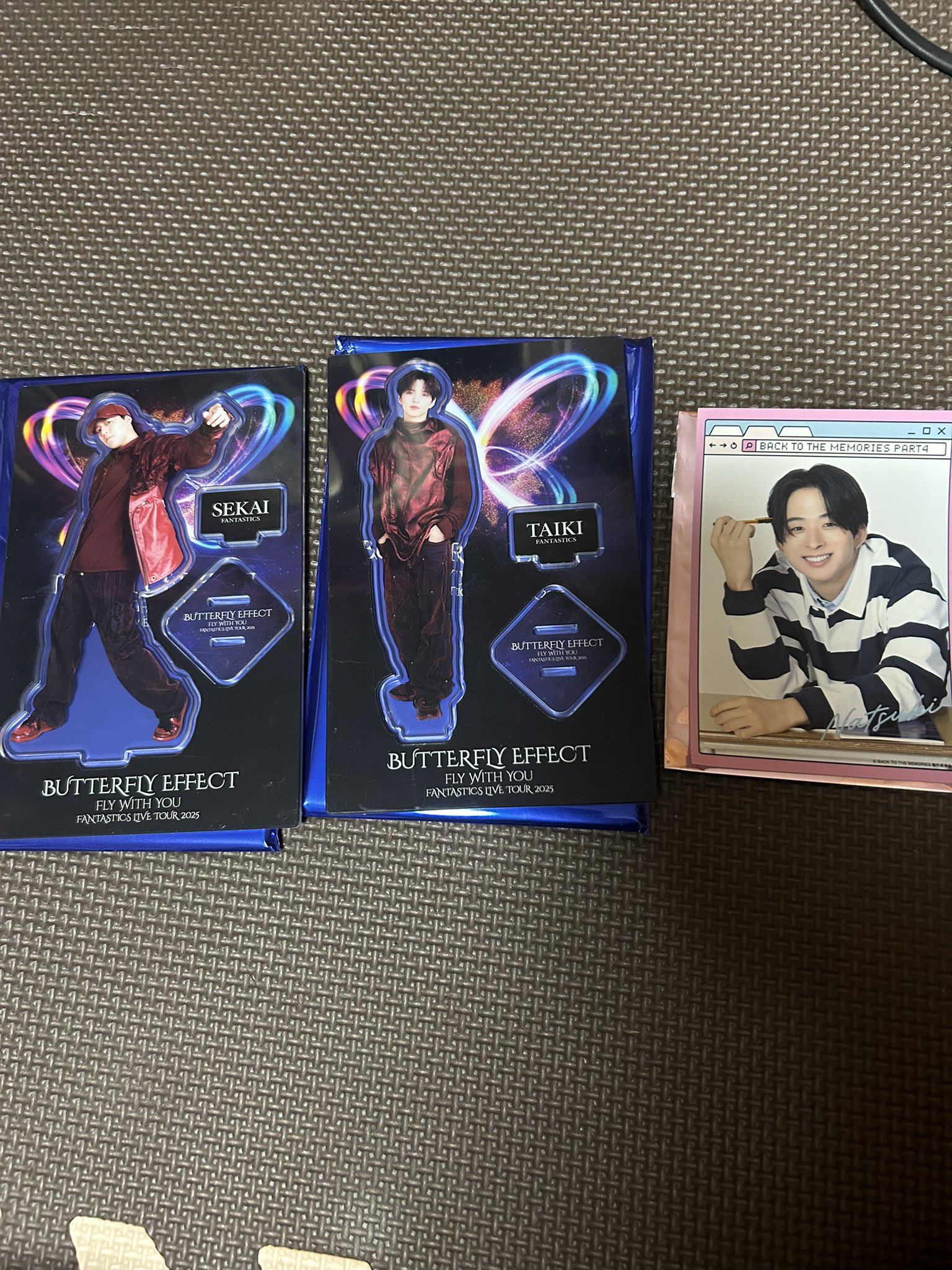 FANTASTICS BUTTERFLYガチャ 佐藤大樹 クッション フォトカ FANTASTICS 佐藤大樹 フォトカ（BUTTERFLYEFFECT）⑥ - メルカリ