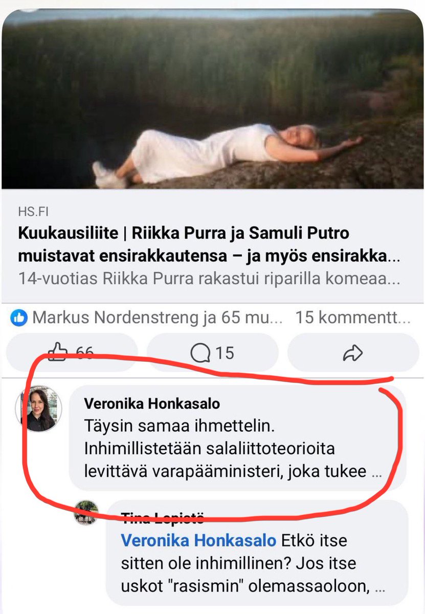 Veronika Honkasalon mielestä Riikka Purraa ei saisi inhimillistää. Mitä sitten pitäisi? Eläimellistää? Vasemmiston logiikalla väärä mielipide vie sinulta ihmisarvon. Ja antakaas, kun arvaan: tätä ei tuomita laajasti, koska ’vihapuhe’ on sallittua, jos kohde on väärää mieltä.