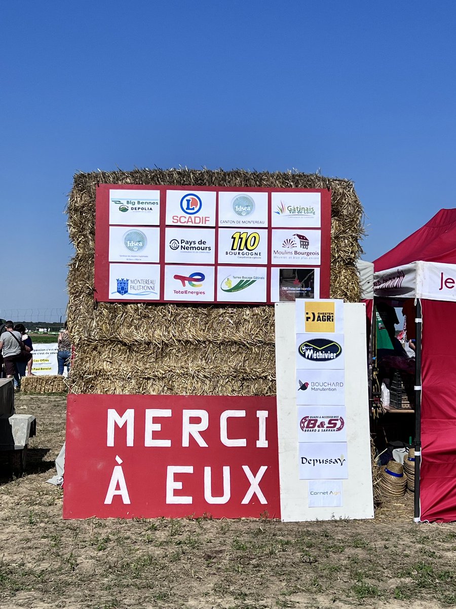 [37e Festival de la terre 77] 🌎🚜

🌞 Une belle journée riche en échanges sur nos stands <a href="/110Bourgogne/">110 Bourgogne</a>, Soreal et Gamm Vert - Montereau.

Venez nous rendre visite jusqu'à 18h ce soir ! 🤗

#festivaldelaterre #cooperativeagricole #fetedelagriculture