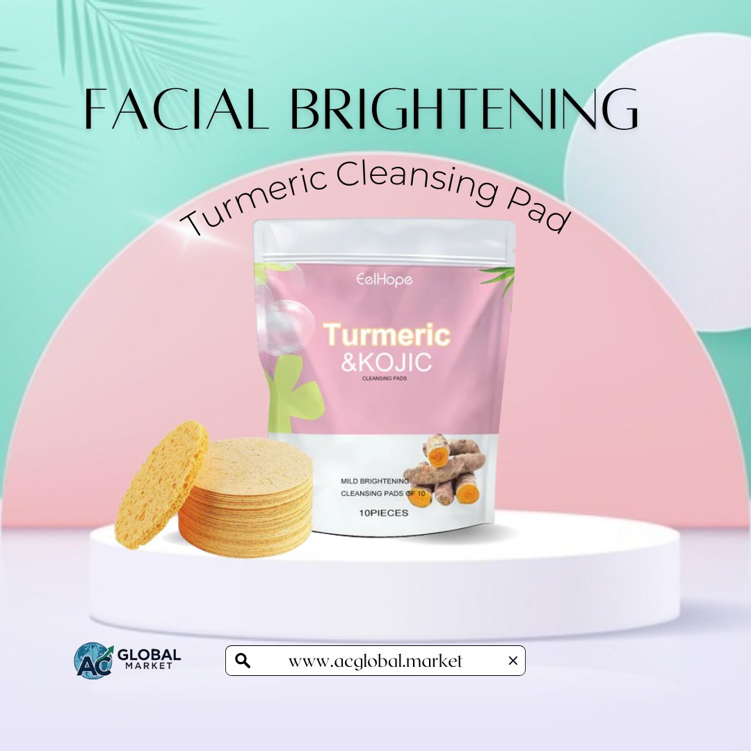 GlobalAc83794's tweet photo. ✨ Glow naturally with EelHope Turmeric &amp; Kojic Cleansing Pads 🌿💛
Deep cleanse, refine pores &amp; fight acne for bright, smooth skin.
📦 Free Shipping
🔥 𝗢𝗿𝗱𝗲𝗿 𝗟𝗶𝗻𝗸: https://t.co/RI9BRecIQl

#AcGlobalMarket #SkincareRoutine #GlowingSkin #AcneFree #TurmericBeauty https://t.co/tJM9qcvqQZ