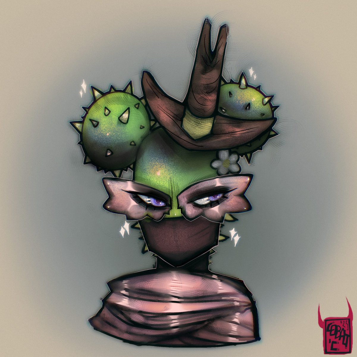 I had to. Hehe I adore your designs  ~ 😈✨ (1 hr warmup)

#artmoots #illustration