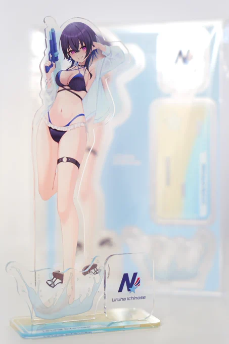 のせさんのアクスタ実物です! 水しぶきはクリアパーツになってます #VGGC10th